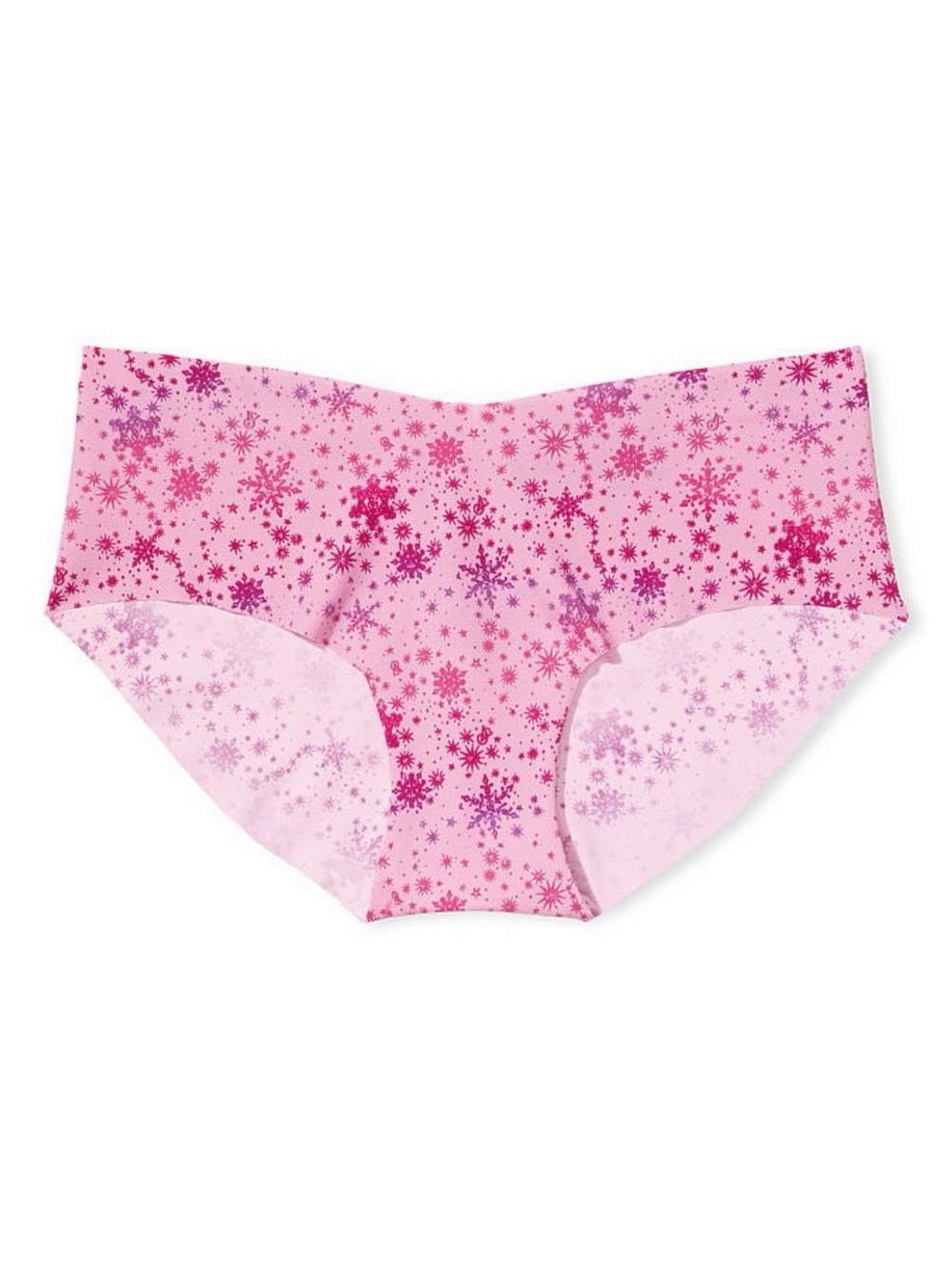 🆕 VICTORIA’S SECRET • Pink Snowflake Seamless Hipster Panty